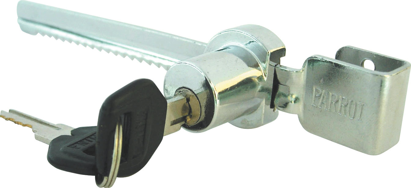 Robustline Robustline Lock Sliding Glass Lock 328 Stainless Steel/Glass Security Lock Hardware